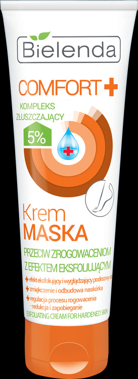 COMFORT +, krem maska przeciw zrogowaceniom z efektem eksfoliującym, poj. 100 ml