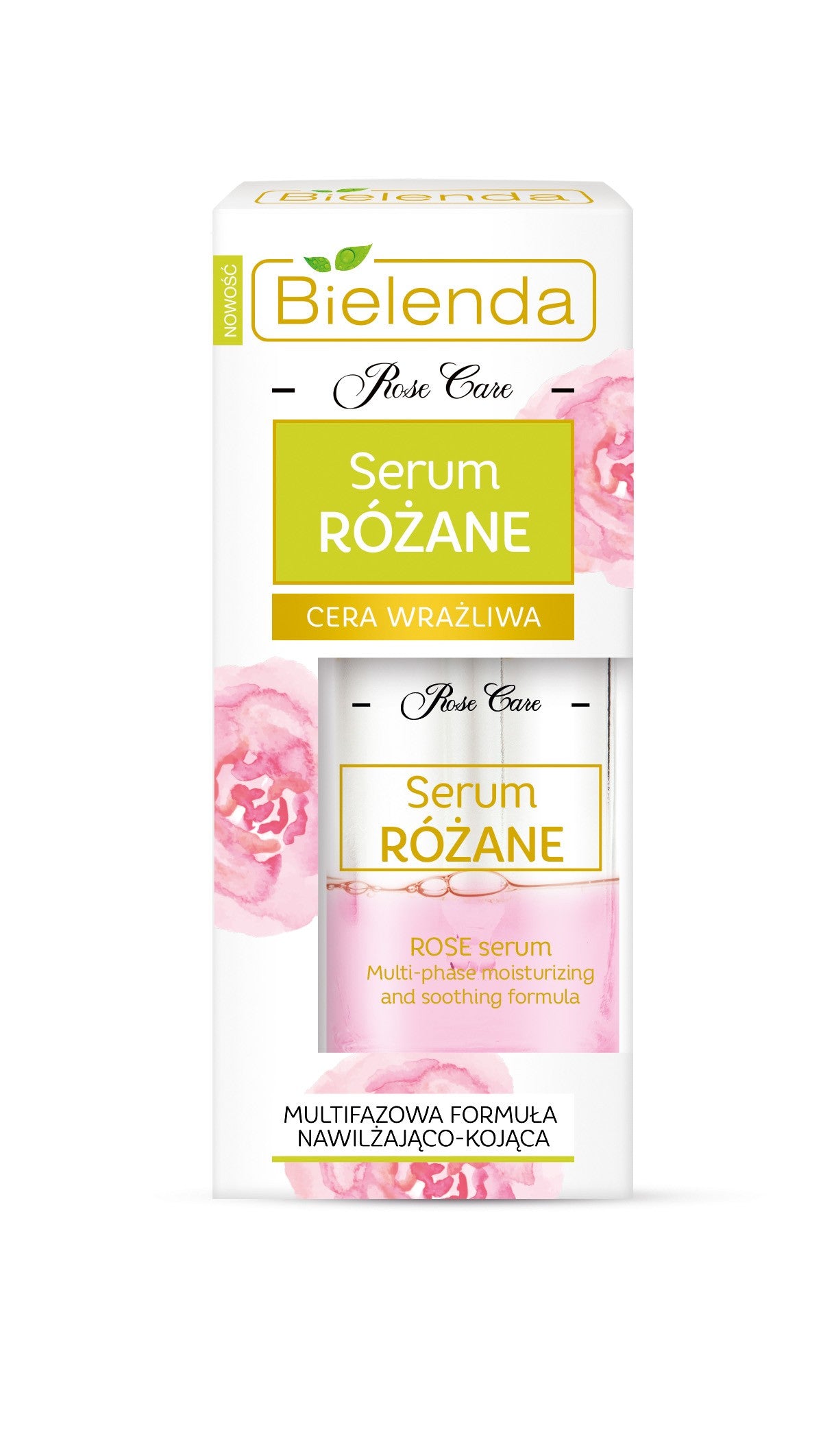 Bielenda ROSE CARE - serum różane Multifazowa formuła nawilżająco – kojąca, poj. 30 ml