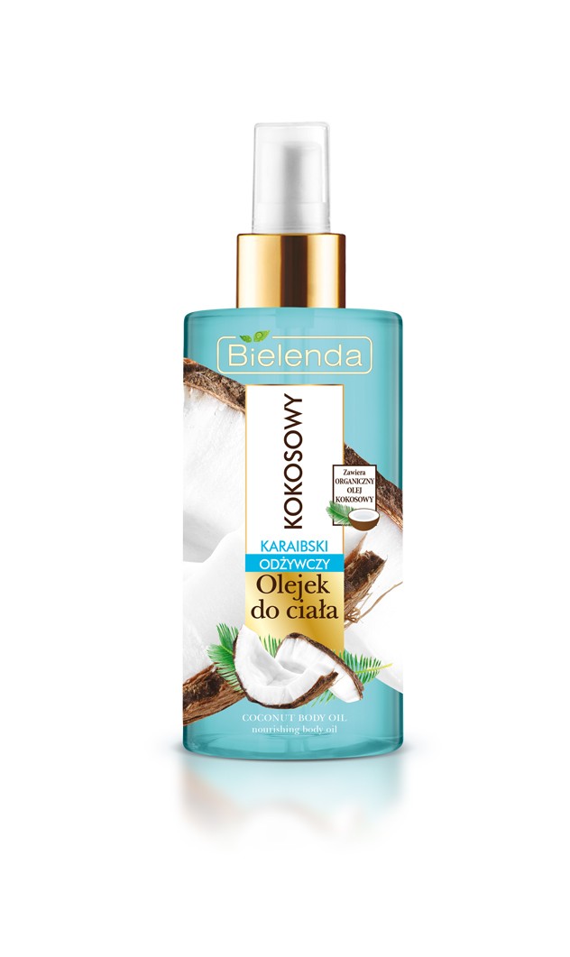 Bielenda KOKOSOWY - tropikalny olejek do ciała – odżywczy KARAIBSKI, poj. 150 ml