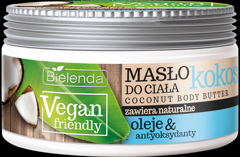 Bielenda VEGAN FRIENDLY - masło do ciała KOKOSOWE, poj. 250 ml