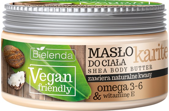 Bielenda VEGAN FRIENDLY - masło do ciała KARITE, poj. 250 ml