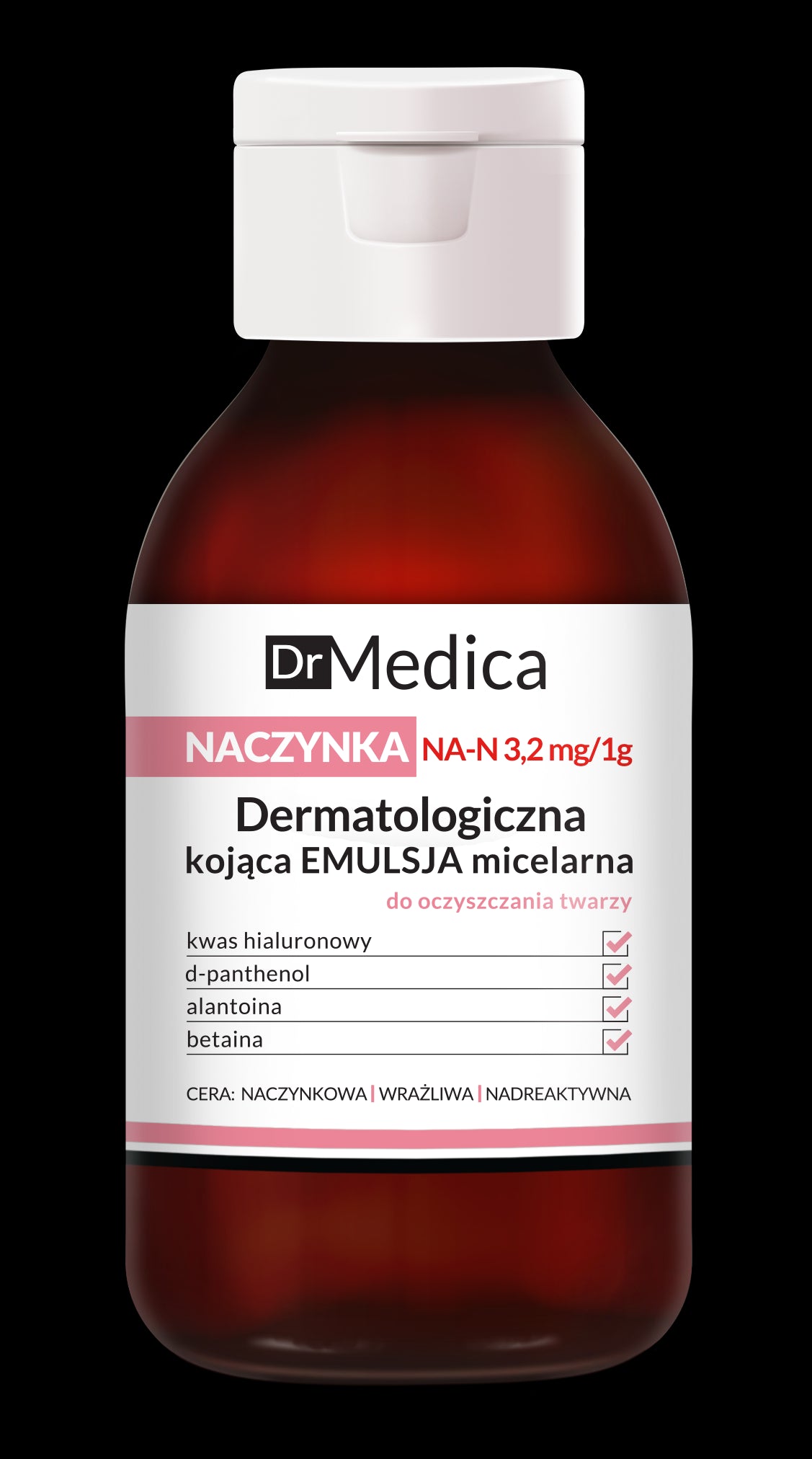 Dr Medica NACZYNKA - dermatologiczna kojąca emulsja micelarna, poj. 250 ml