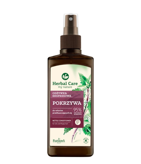 HERBAL CARE - odżywka ekspresowa do włosów przetłuszczających się - pokrzywa, poj. 200 ml