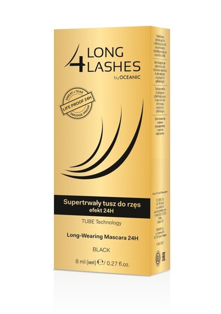 LONG4LASHES - supertrwały tusz do rzęs efekt 24H, poj. 8 ml