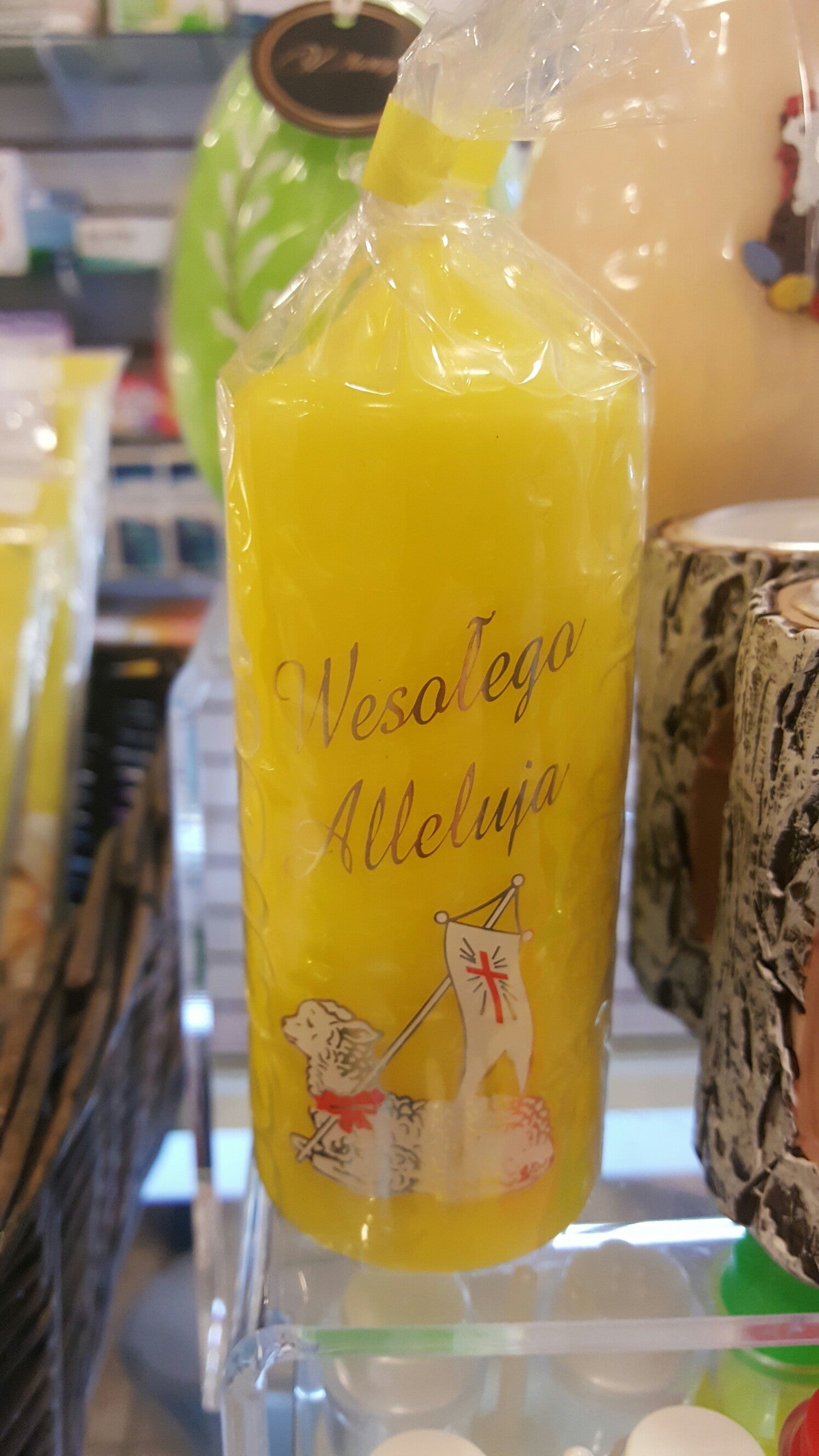 Świeca wielkanocna - słupek 120