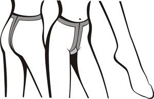 Sheer-to-Waist Classic Semi Matte Tights - 15 den - ESTELLA 15