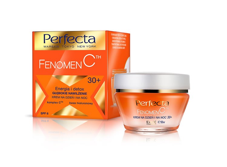 Perfecta FENOMEN C - Energy and Detox Deep Moisturizing Day & Night Cream 30+ SPF 6, Volume 50 ml
