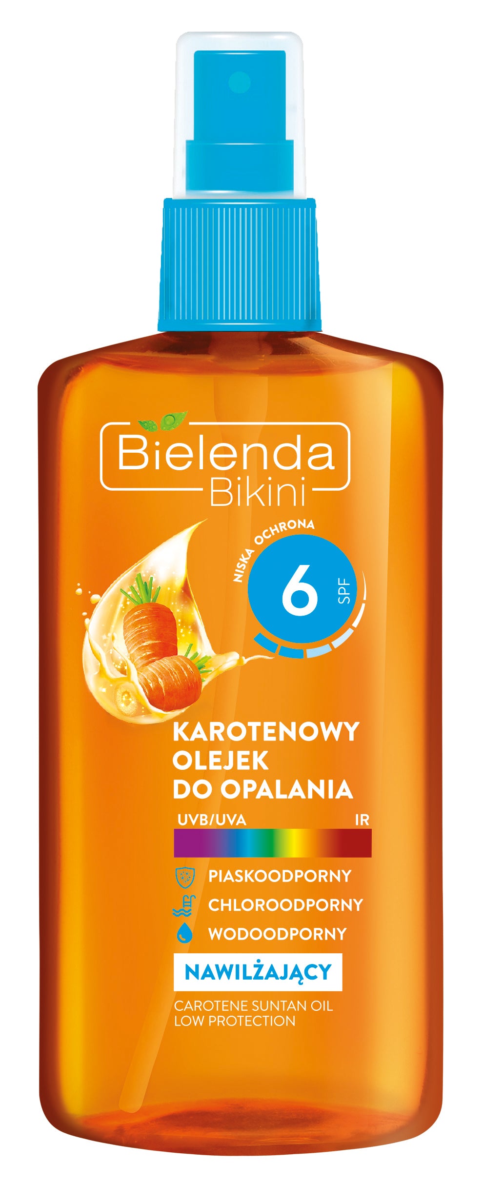 Bielenda BIKINI - karotenowy olejek do opalania SPF 6, poj. 150 ml