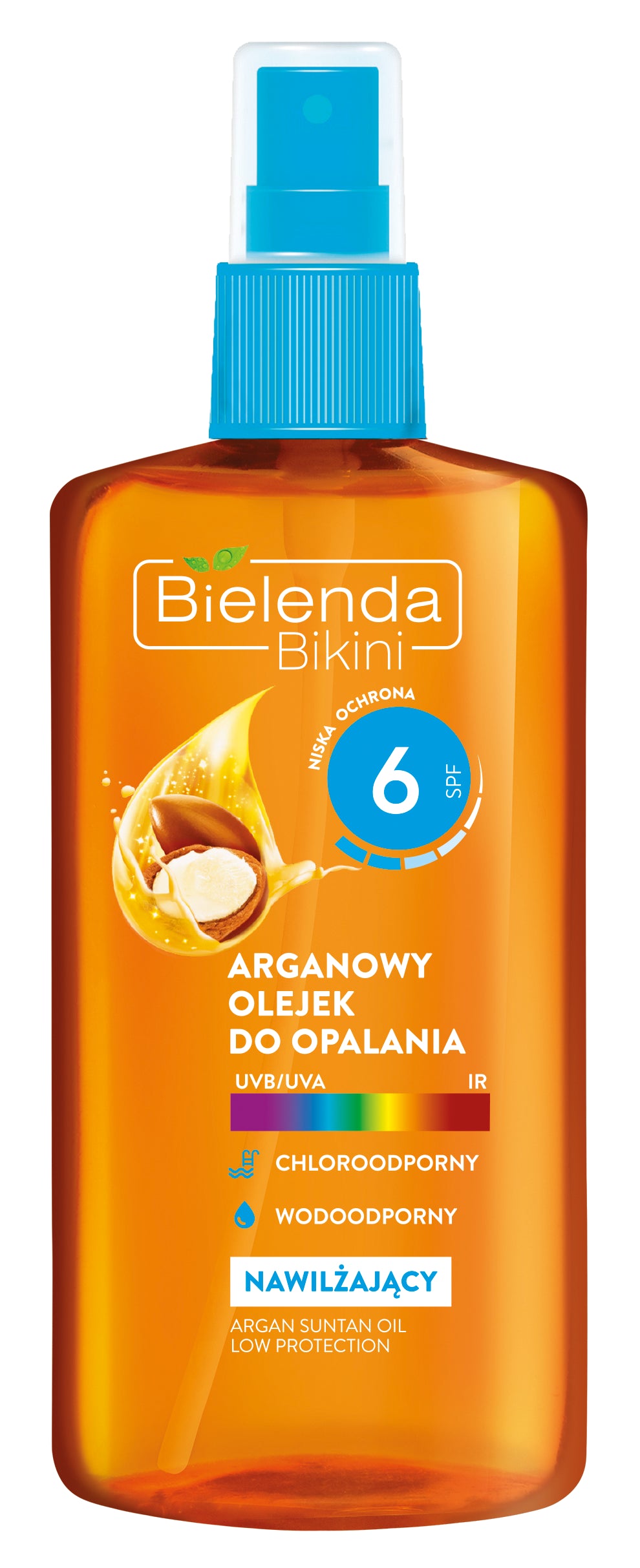 Bielenda BIKINI - arganowy olejek do opalania SPF 6, poj. 150 ml