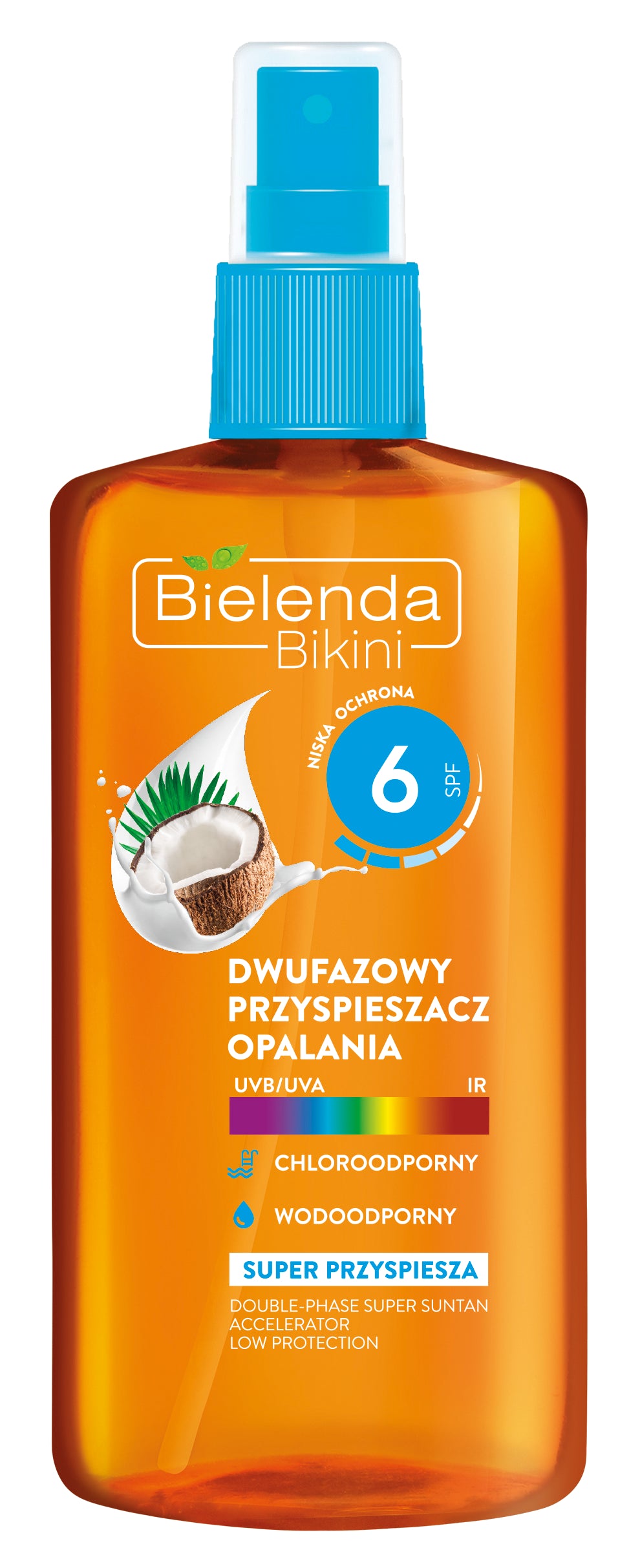 Bielenda BIKINI - two-phase tanning accelerator SPF 6, 150 ml capacity
