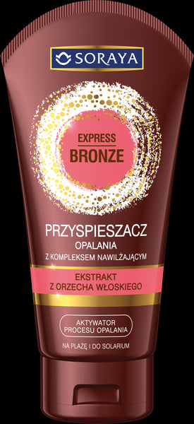 Soraya SUN CARE - Express Bronze 3w1 (starter, przyspieszacz, balsam utrwalający) z ekstraktem z orzecha włoskiego, poj. 150 ml