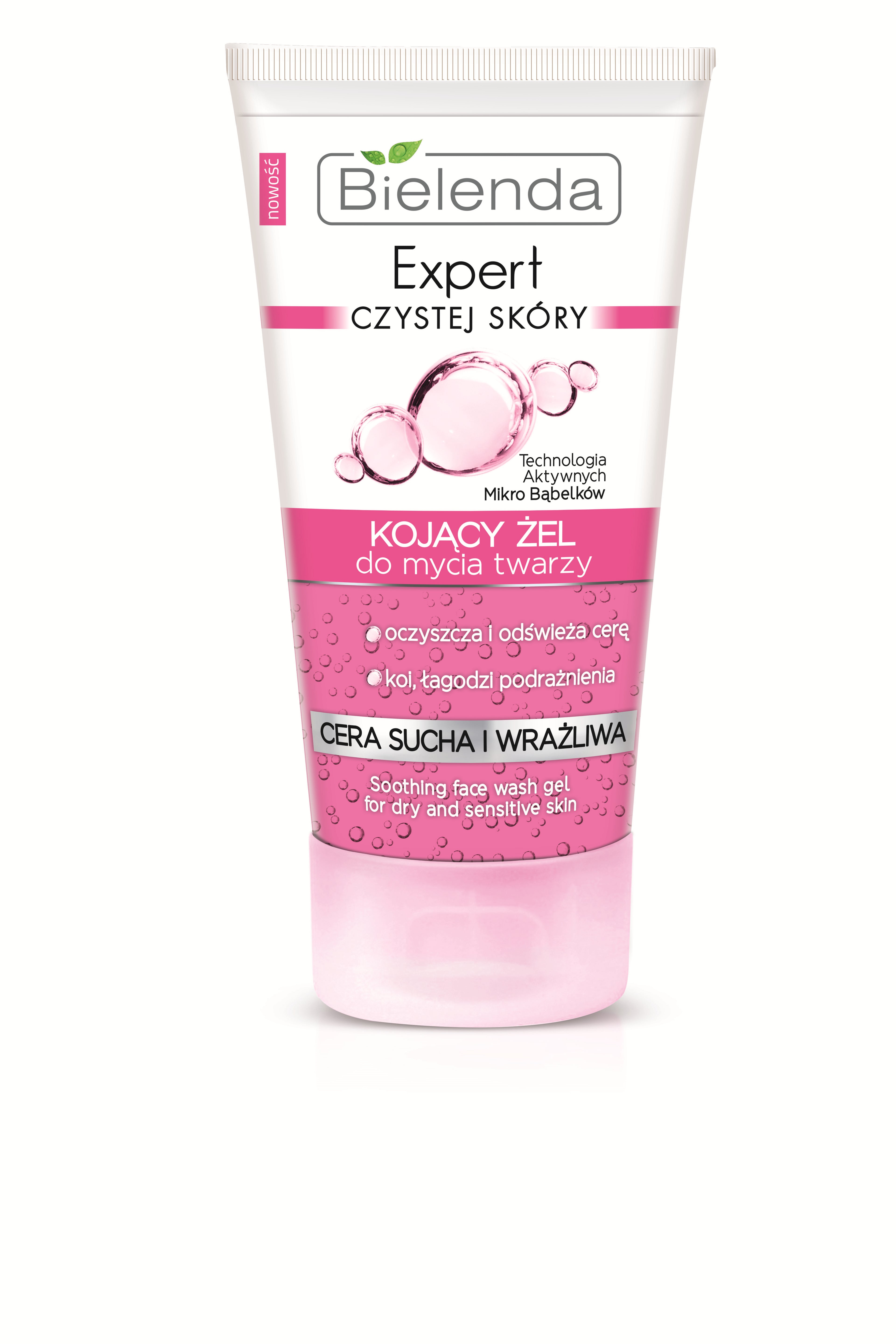 Bielenda EXPERT CZYSTEJ SKÓRY - kojący żel do mycia twarzy, poj. 150 g