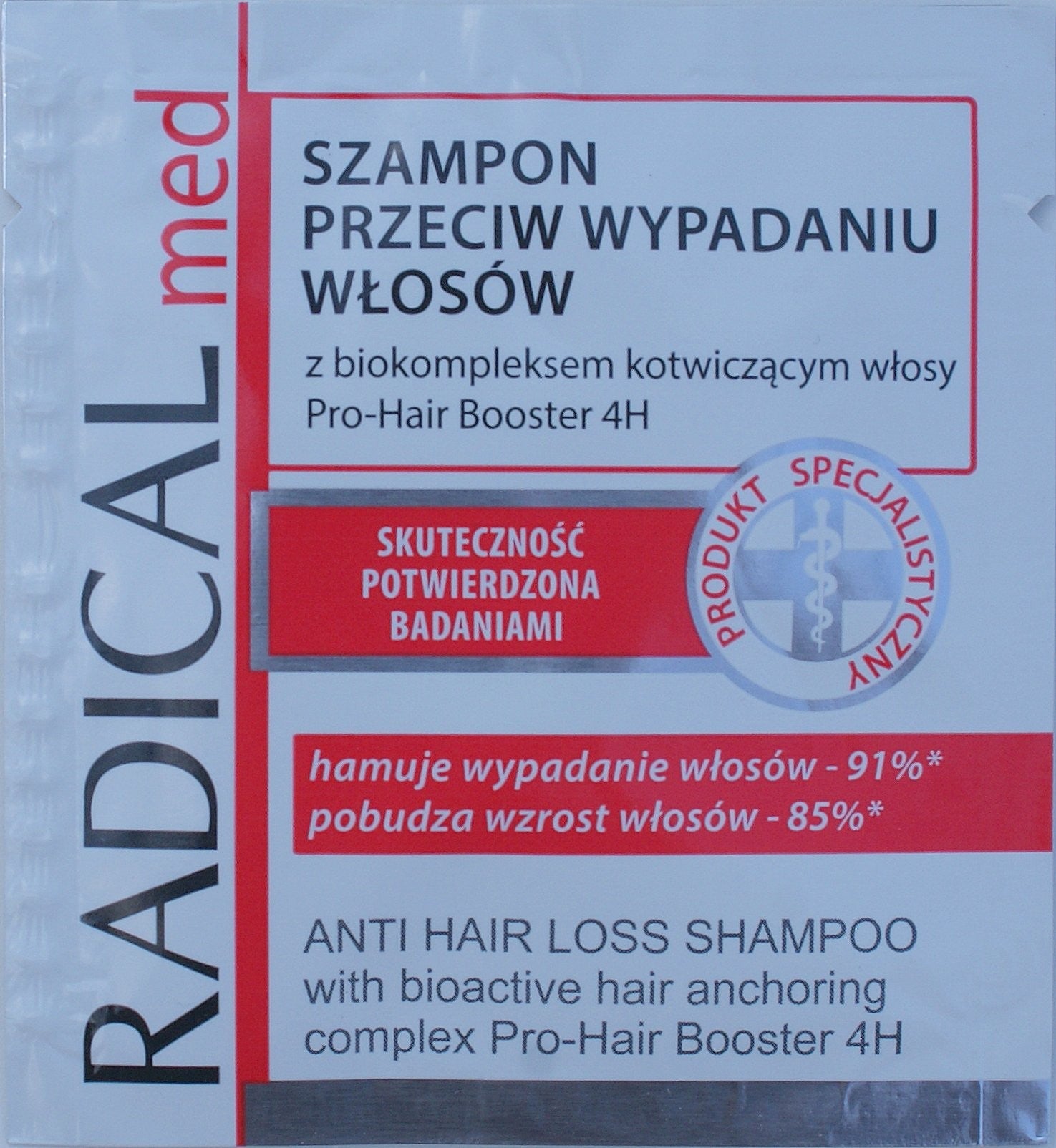 Radical Med - szampon przeciw wypadaniu włosów, poj. 7 ml *** TESTER ***