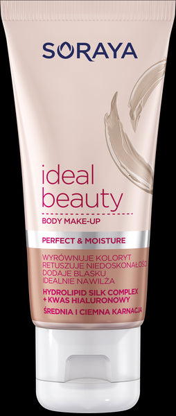 Soraya IDEAL BEAUTY - body Make-Up, średnia i ciemna karnacja, poj. 150 ml