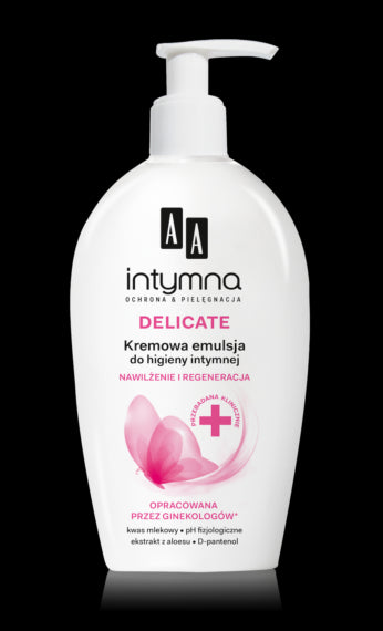AA Intimate - DELICATE, creamy emulsion for intimate hygiene, capacity 300 ml
