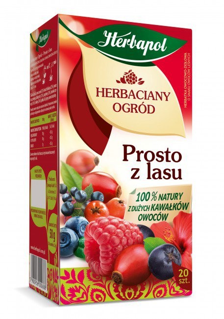 Tea Garden, Straight from the Forest - fruit and herbal tea, net weight: 1.76 oz (20 sachets x 0.09 oz)