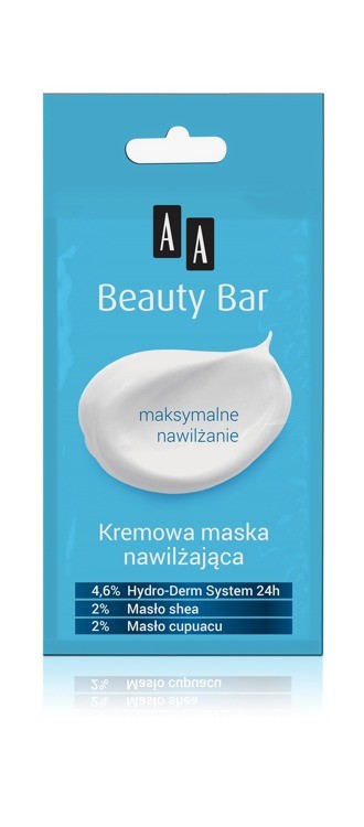 AA BEAUTY BAR - kremowa maska nawilżająca, poj. 8 ml