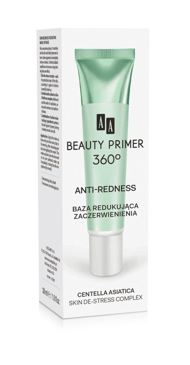 AA BEUTY PRIMER 360⁰ - baza redukująca zaczerwienienia, poj. 30 ml