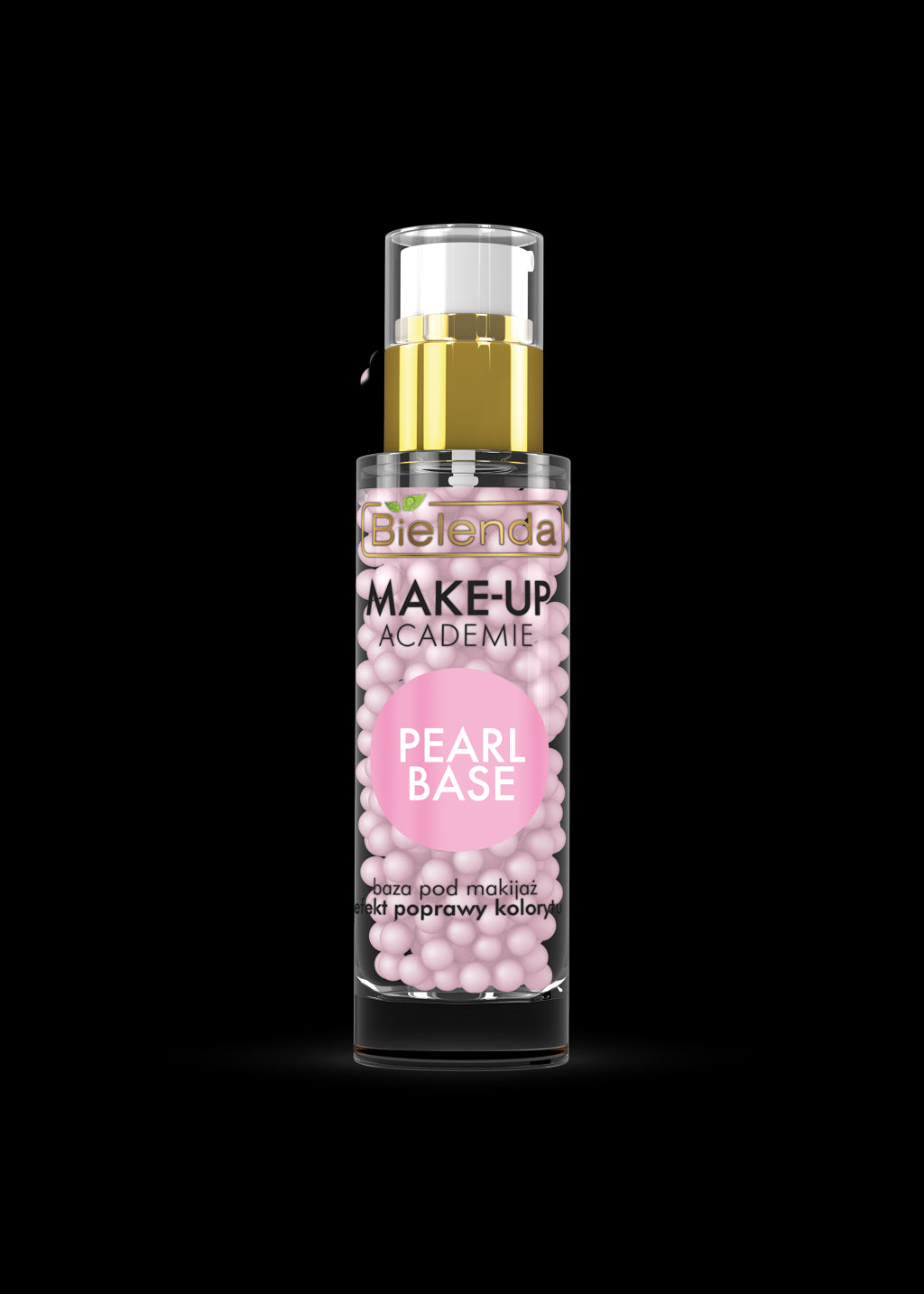 Bielenda MAKE-UP ACADEMIE PEARL BASE - pink makeup base, effect of improving color, capacity 30 g