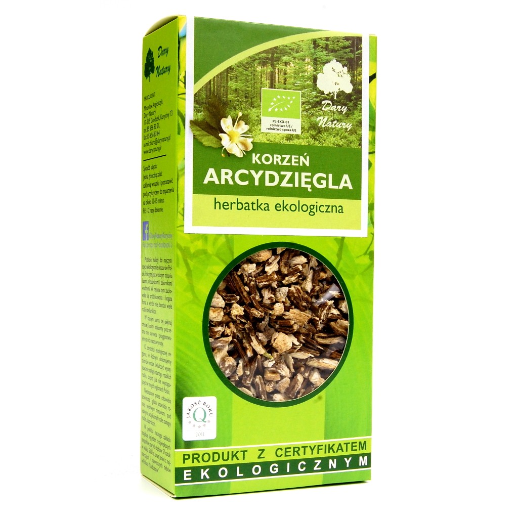 Arcydźięgiel korzeń EKO - herbatka ekologiczna, poj. 100 g