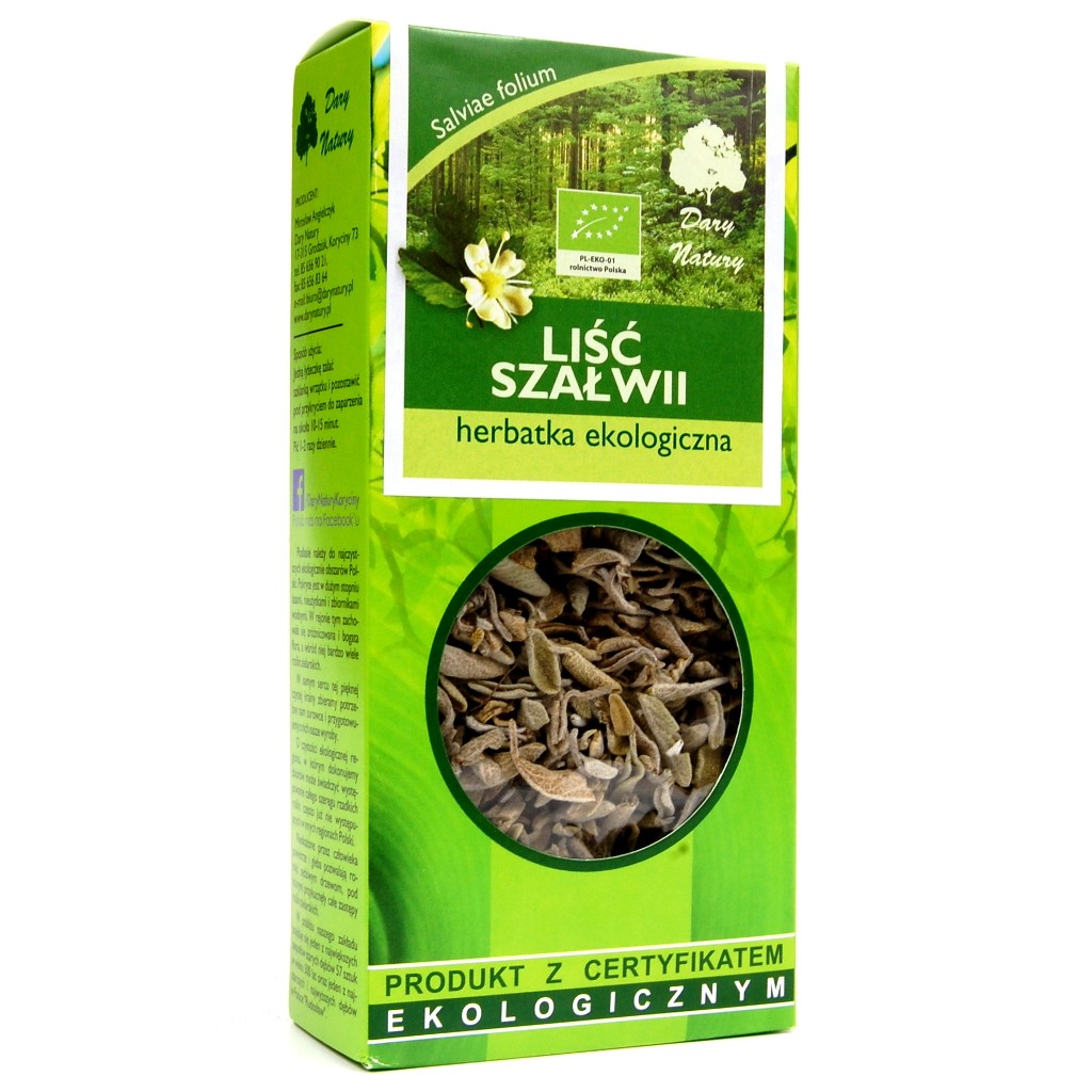Sage leaf EKO - organic tea, 25 g capacity