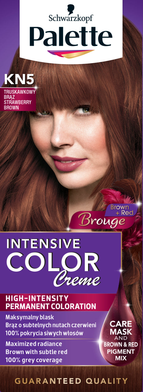 Palette Intensive Color Creme, KN5 Strawberry Brown (Brouge Collection)