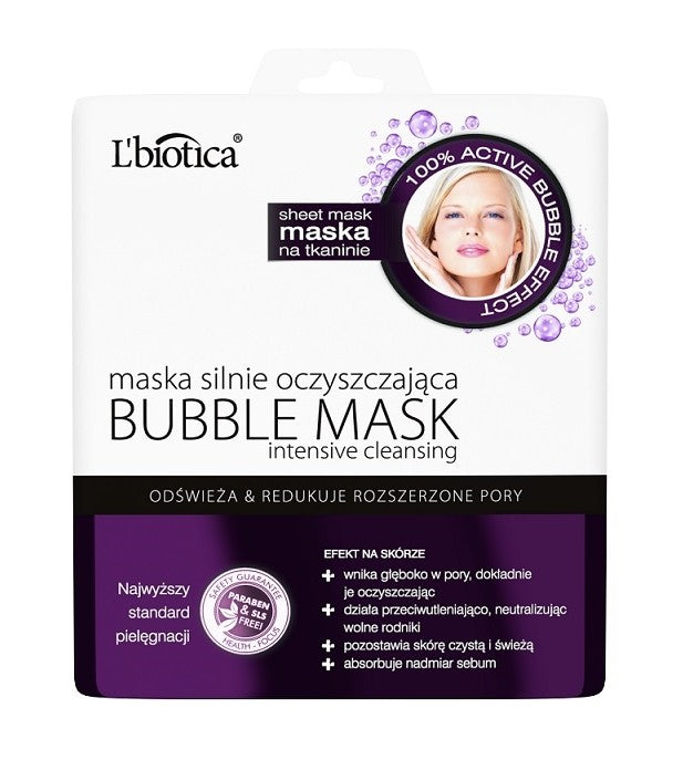 Bubble Mask - maska silnie oczyszczająca, poj. 23 ml (w postaci nasączonej tkaniny)