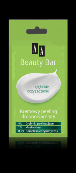 AA BEAUTY BAR - kremowy peeling drobnoziarnisty, poj. 8 ml
