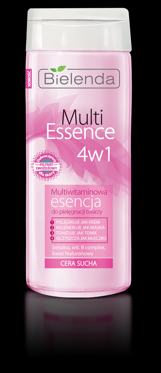 Bielenda MULTIESSENCE 4w1 - multiwitaminowa esencja do pielęgnacji twarzy CERA SUCHA I WRAŻLIWA, poj. 200 ml