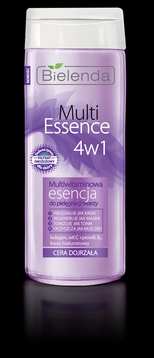 Bielenda MULTIESSENCE 4w1 - multiwitaminowa esencja do pielęgnacji twarzy CERA DOJRZAŁA, poj. 200 ml