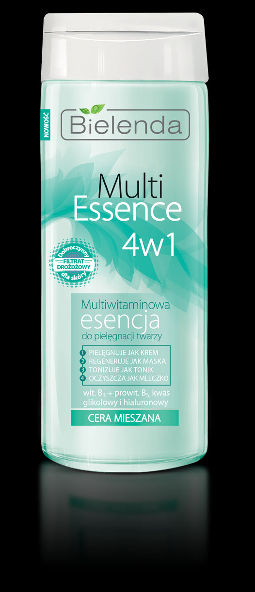 Bielenda MULTIESSENCE 4w1 - multiwitaminowa esencja do pielęgnacji twarzy CERA MIESZANA, poj. 200 ml