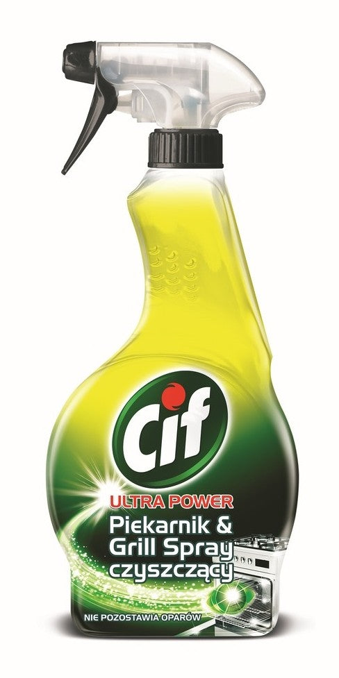 Cif - Ultra Power Piekarnik i Grill płyn czyszczący spray, poj. 500 ml