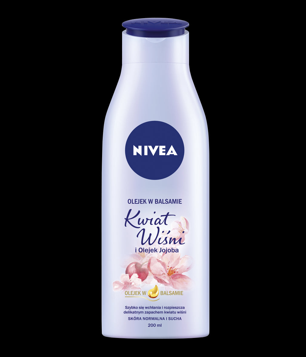 NIVEA Cherry Blossom & Jojoba Oil Lotion for normal to dry skin, 200 ml