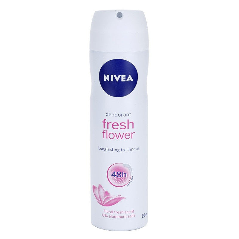 NIVEA Fresh Flower 48 h - aerosol deodorant for women, 150 ml capacity