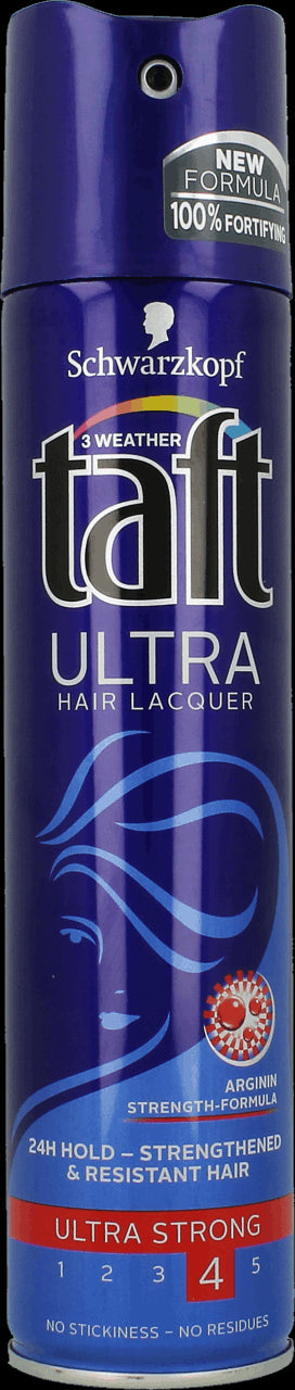 Taft Ultra hairspray (ultra strong), 250 ml capacity