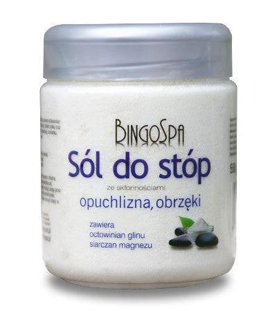 BingoSpa - salt for feet prone to swelling and edema, 550 g capacity