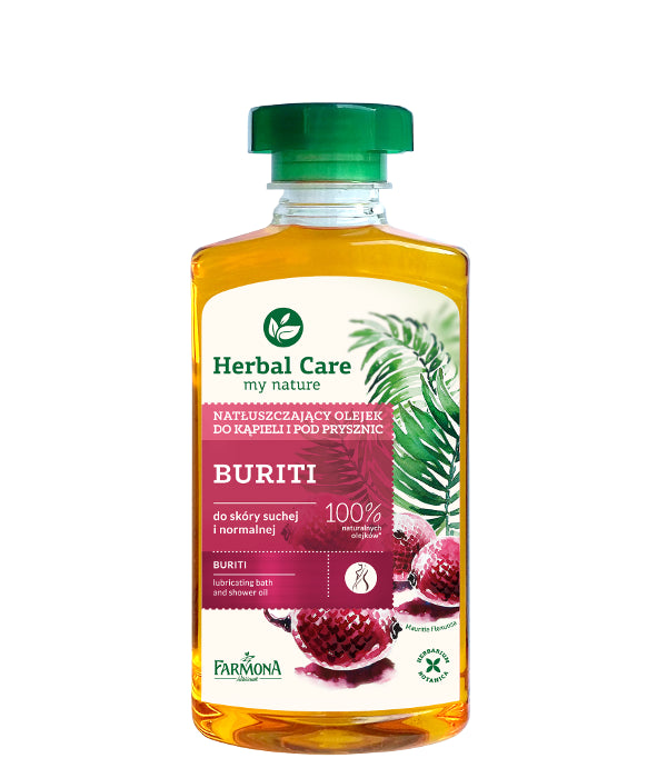 HERBAL CARE - Natłuszczający olejek do kąpieli Buriti do skóry suchej i normalnej, poj. 330 ml