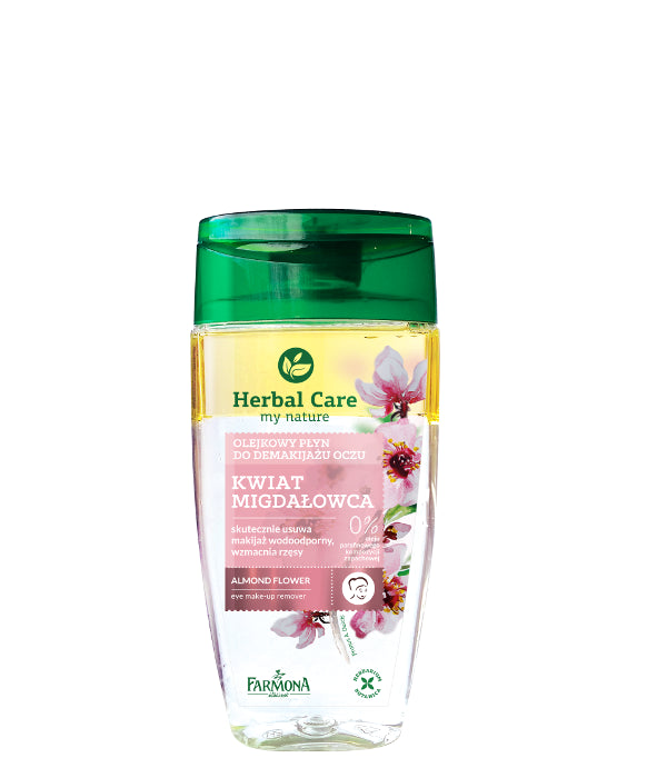 HERBAL CARE - Olejkowy płyn dwufazowy do demakijażu oczu KWIAT MIGDAŁOWCA, poj. 150 ml