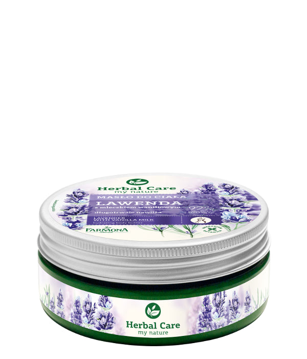 HERBAL CARE - Lavender body butter with vanilla milk, 200 ml