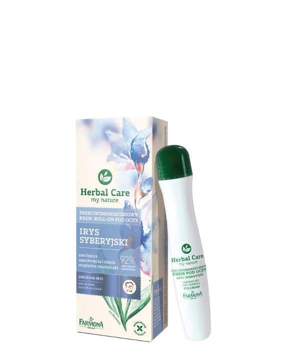 HERBAL CARE - Anti-wrinkle roll-on eye cream IRYS SYBERYJSKI, size 15 ml