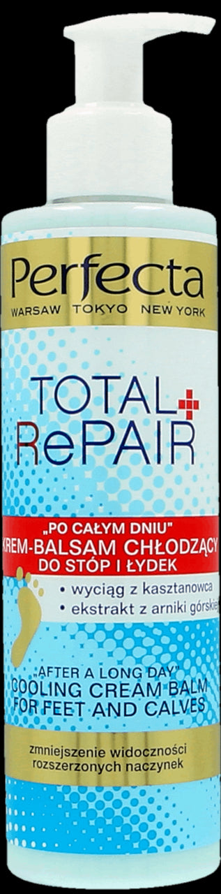 Perfecta Body - TOTAL REPAIR „Po całym dniu” KREM-BALSAM CHŁODZĄCY do stóp i łydek, poj. 195 ml