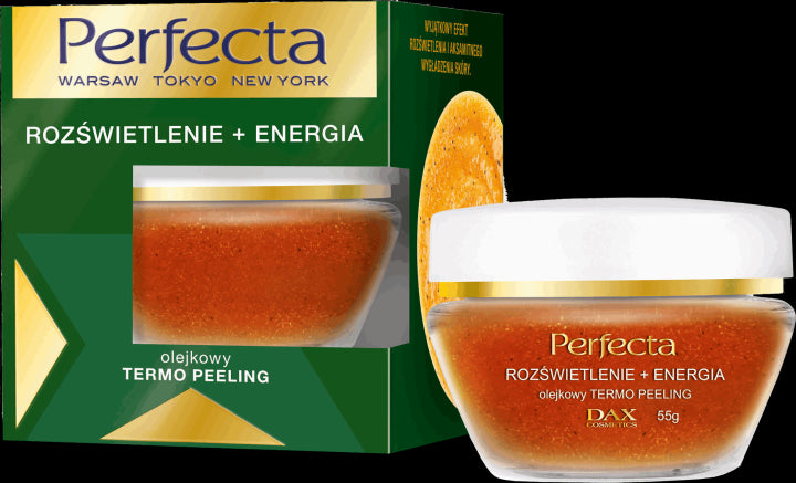 Perfecta ROZŚWIETLENIE + ENERGIA - olejkowy TERMO PEELING, poj. 55 g