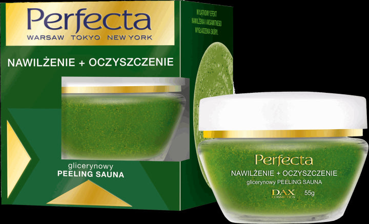 Perfecta NAWILŻENIE + OCZYSZCZENIE - glicerynowy PEELING SAUNA, poj. 55 g
