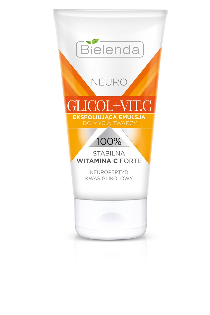 Bielenda NEURO GLICOL + VIT.C - exfoliating face wash, capacity 150 ml