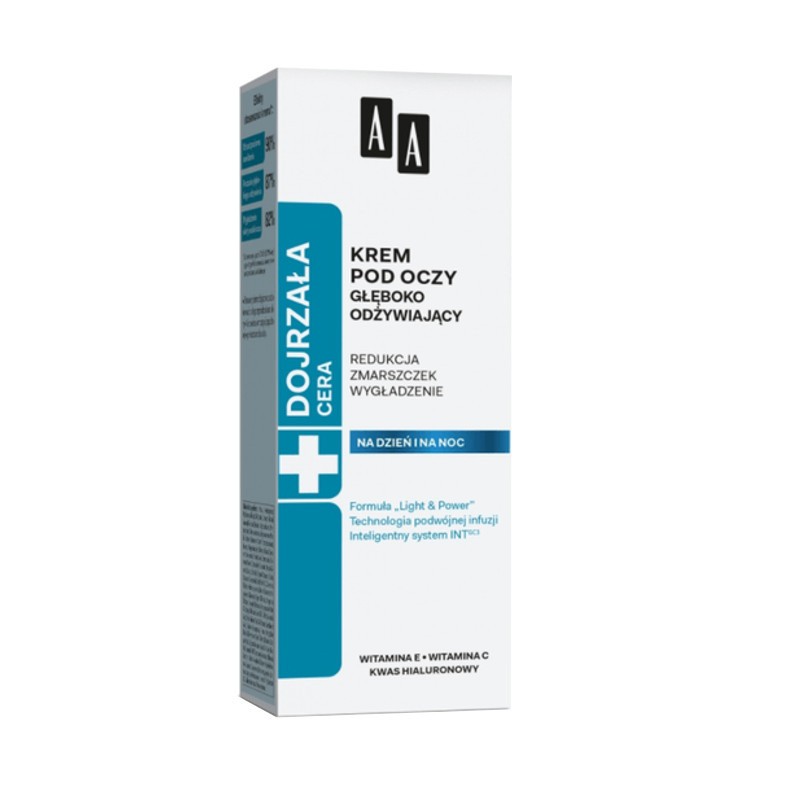 AA Cera Dojrzała - krem pod oczy głęboko odżywiający, redukcja zmarszczek, na dzień i na noc, poj. 15 ml