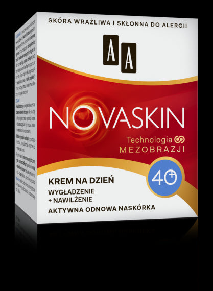 AA NOVASKIN - krem na dzień 40+, wygładzenie + nawilżenie, poj. 50 ml