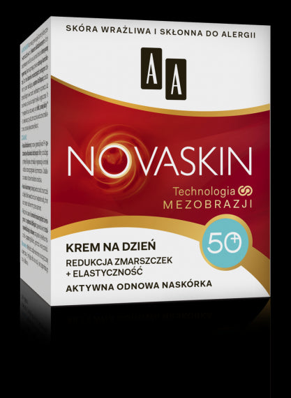AA NOVASKIN - krem na dzień 50+, redukcja zmarszczek + elastyczność, poj. 50 ml