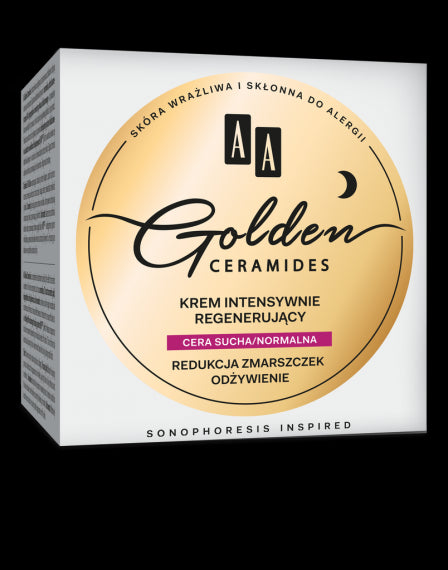 AA GOLDEN CERAMIDES - krem intensywnie regenerujący na noc, cera sucha/normalna, poj. 50 ml