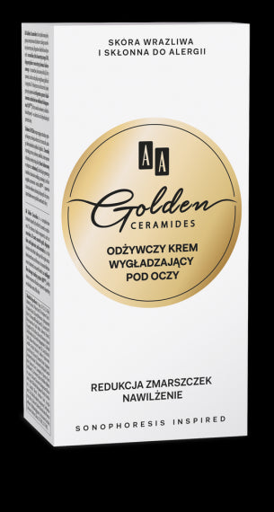 AA GOLDEN CERAMIDES - odżywczy krem wygładzający pod oczy, poj. 30 ml