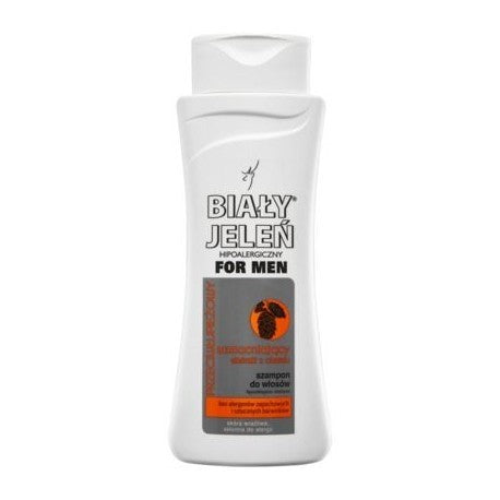 Biały Jeleń For Men - hipoalergiczny szampon do włosów BIAŁY JELEŃ FOR MEN z ekstraktem z chmielu, poj. 300 ml